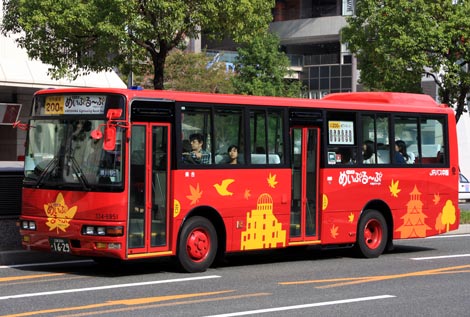 JRバス中国（路線2、ふそう・日デ）