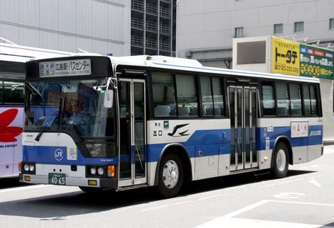 JRバス中国（路線2、ふそう・日デ）