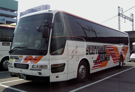 南海バスネクタイピン(高速バスサザンクロス) 中古品 (非売品)