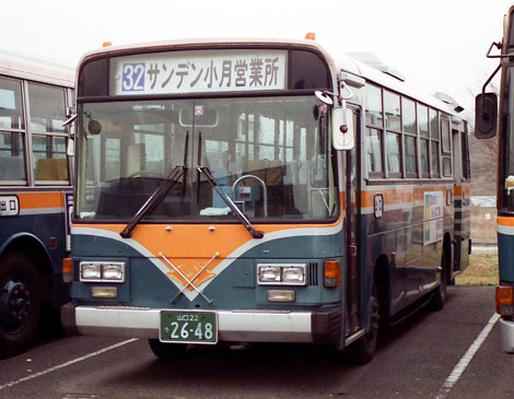 古参車両SA】サンデン交通（中型）