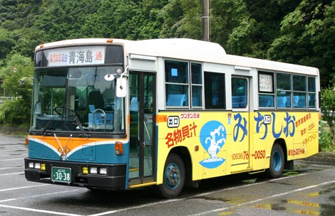 古参車両SA】サンデン交通（中型）