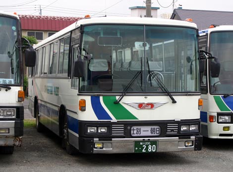 レア⭐︎士別軌道バス模型 模型 士別軌道