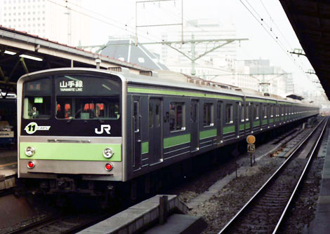 山手線205系 13両　6ドア編成　4ドア編成対応 205系通勤形直流電車｜6扉車（サハ204形）